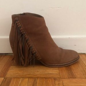 Via Spiga Fringy Bootie
